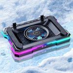 Juo yeti gaming laptop soğutucu, notebook soğutucu, 2200RPM, Display Gaming Laptop Notebook Soğutucu Stand, RGB,