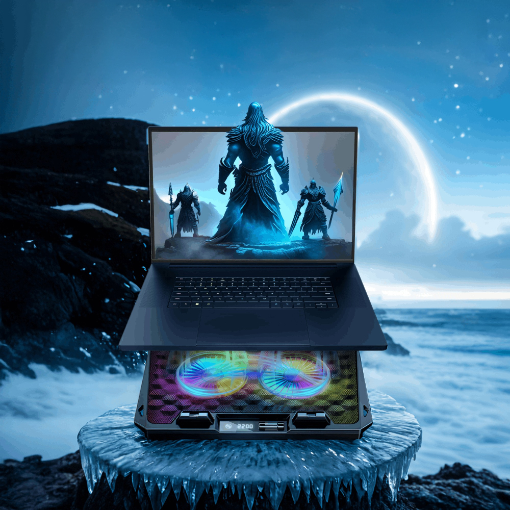 JUO Odin RGB Işıklı Gaming Laptop Soğutucu