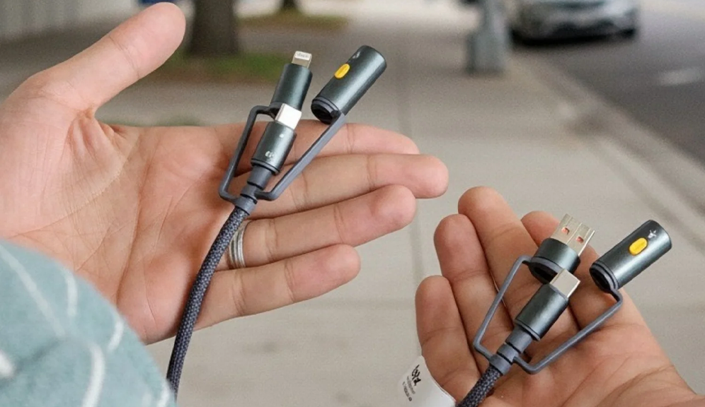 Bix 60W Çok Fonksiyonlu Şarj ve Data Kablosu ile Tek Kabloda Maksimum İşlev