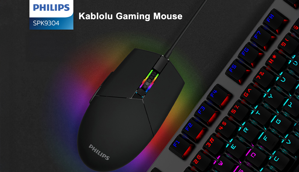 Philips SPK9304 Gaming Mouse İncelemesi: Ambiglow RGB, 6400 DPI ve Üst Düzey Kontrol