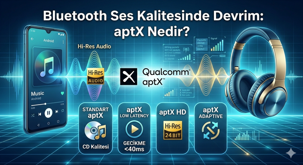 Bluetooth Ses Kalitesinde Devrim: aptX Nedir ve Neden Önemlidir?