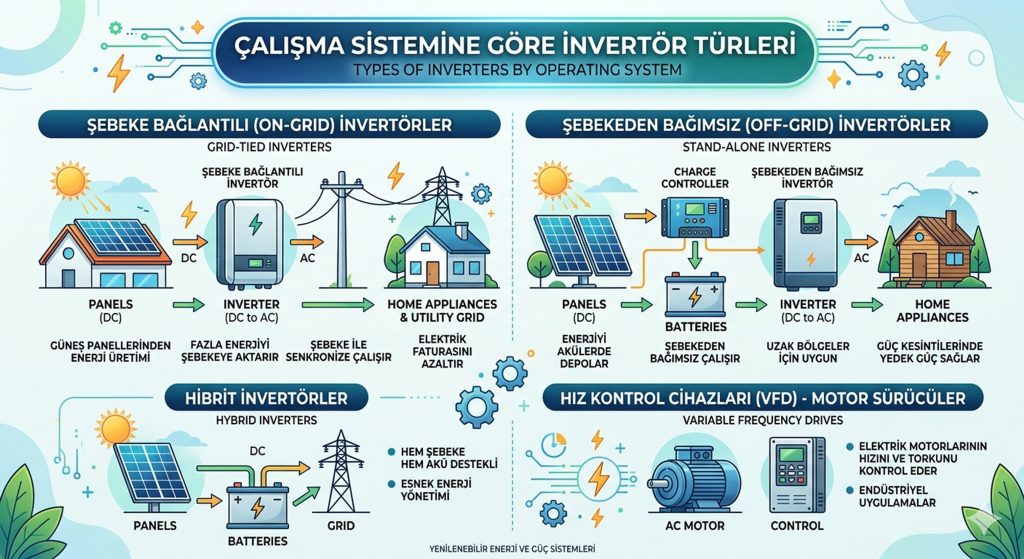 İnvertör Türleri Nelerdir?
