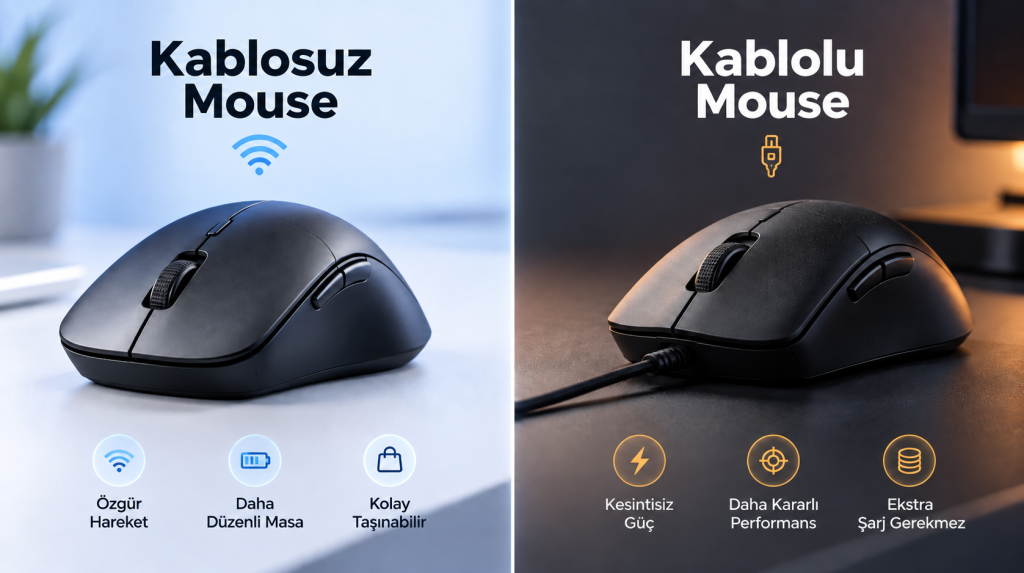 kablolu mouse mi daha iyi yoksa kablosuz mouse mi?