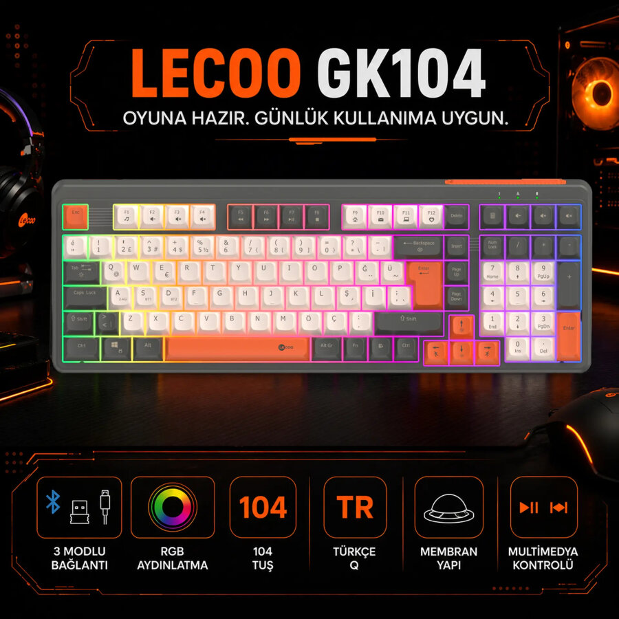 LECOO GK104 KLAVYE